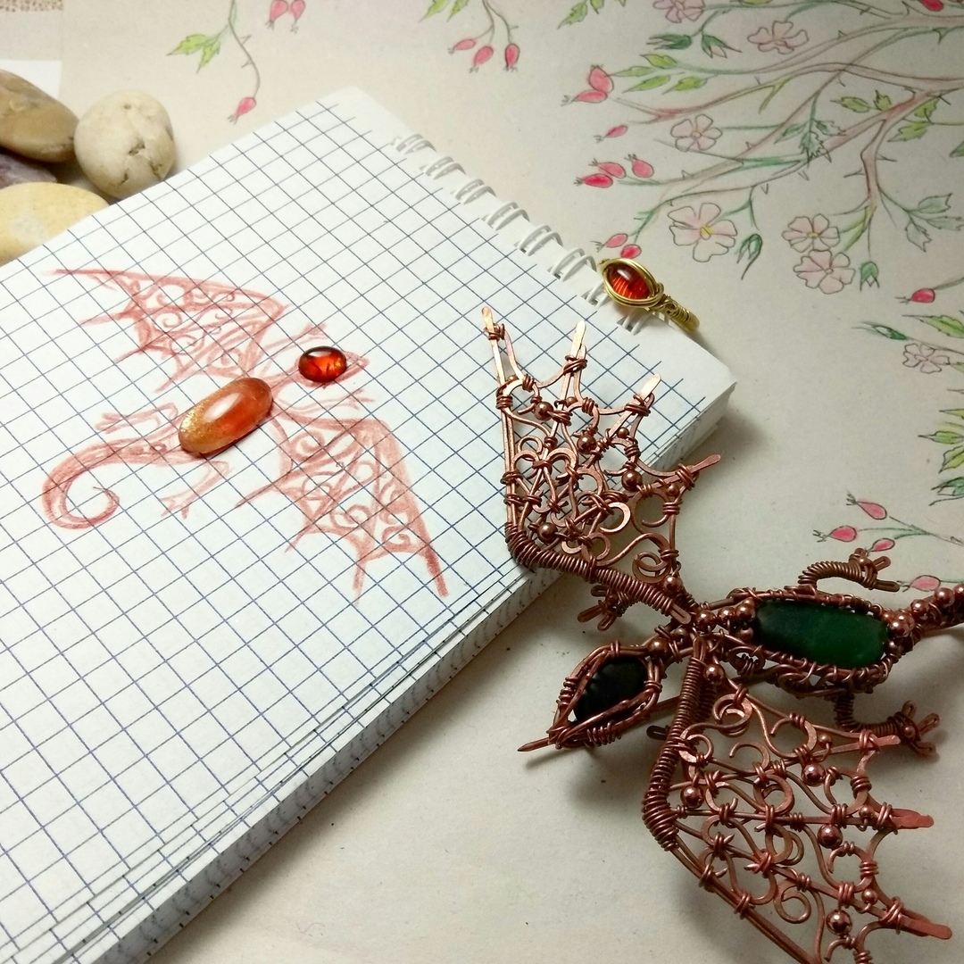 Сначала обязательно эскиз.