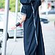 Dark Blue Denim Cotton Dress-DR0218W2. Dresses. EUG fashion. Online shopping on My Livemaster.  Фото №2