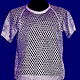 T-shirts: 100%linen t-Shirt chain Mail-mesh with Raglan sleeve. T-shirts and undershirts for men. Exclusive linen jersey from Elena. Online shopping on My Livemaster.  Фото №2