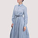 Order Shirt dress is long with a wide skirt of any color and size. Yana Levashova Fashion. Livemaster. . Dresses Фото №3