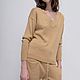 Suit women's knitted Mustard. Suits. cashmerestory. Online shopping on My Livemaster.  Фото №2
