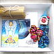 Order Gift box 'Christmas angel', Batik Gift Box. OlgaPastukhovaArt. Livemaster. . Gift Boxes Фото №3