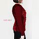 Sweater for women knitted with fur trim. Sweaters. CUTE-KNIT by Nata Onipchenko. My Livemaster. Фото №5
