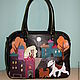 Leather bag 'Friends' - 4, Classic Bag, Yaroslavl,  Фото №1