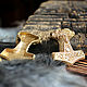 Thor's hammer of Scone (Brass). Figurines in Russian style. merlin-hat (Merlin-hat). My Livemaster. Фото №5