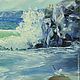 Order Oil painting seascape 55/70 'the element of the sea'. Russian Oil Paintings. Livemaster. . Pictures Фото №3