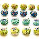 Заказать Бусины lampwork "Цветочные". Хлоя. Ярмарка Мастеров. . Бусины Фото №3