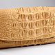 Кошелек женский из натуральной кожи крокодила IMA0004L33. Кошельки. CrocShop товары из экзотической кожи. Ярмарка Мастеров.  Фото №6