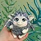 Дракончик Юкико Ледяной Дракон. 12 см. Мягкие игрушки. Toyssoul (CorelZO). Интернет-магазин Ярмарка Мастеров.  Фото №2