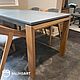 Обеденный стол ФОСТЕР серый. Столы. BaumbArt Loft Atelier. Интернет-магазин Ярмарка Мастеров.  Фото №2