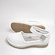 Comfort knitted sandals, white cotton. Sandals. florina34. My Livemaster. Фото №4