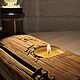 Настольный светильник в стиле Loft из древесины. Настольные лампы. SvetochTREE. Интернет-магазин Ярмарка Мастеров.  Фото №2