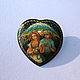 Love is. Brooches. Palekh (AnnaKosach). Online shopping on My Livemaster.  Фото №2