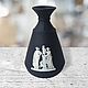 Винтаж: Wedgwood Jasperware Black Редкая винтажная ваза в чёрном цвете, Вазы винтажные, Вологда,  Фото №1