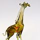 Decorative figurine made of colored glass Giraffe Andrew. Miniature figurines. In Glass. Online shopping on My Livemaster.  Фото №2