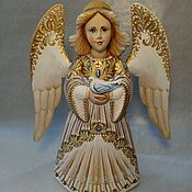 Ангел деревянный расписной