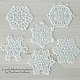 Snowflake white. Lace Christmas tree decoration, Christmas decorations, Chelyabinsk,  Фото №1