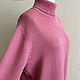 Заказать Свитер с рукавом 3/4 "Розовая дымка", 100% меринос. FAVORITE KNITWEAR (Наталья). Ярмарка Мастеров. . Свитеры Фото №3