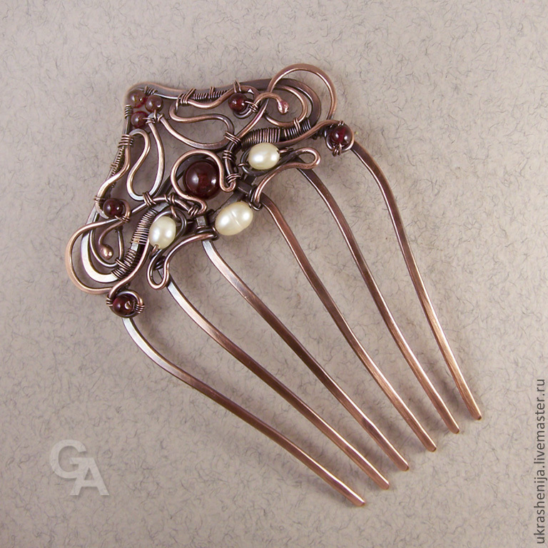 wire hair comb