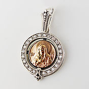 Украшения handmade. Livemaster - original item Orthodox silver pendant 