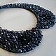 Order Collar of black pearls. Beauty for you!. Livemaster. . Collars Фото №3