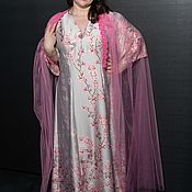 Одежда handmade. Livemaster - original item dresses: Pink Flowers. Handmade.