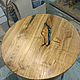  Круглый стол из слэба, стол из массива дерева, Столы, Санкт-Петербург,  Фото №1