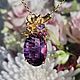  Аметист медовый. Кулон. Jewelry fashion. Ярмарка Мастеров.  Фото №4