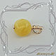 Pendant 'Amber BALL' gold 585, natural amber, Swarovski crystals. Pendants. MaksimJewelryStudio. Online shopping on My Livemaster.  Фото №2