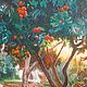 Картина акриловыми красками пейзаж "Апельсиновый сад". Картины. BRIGHT COLORS
яркие краски. Интернет-магазин Ярмарка Мастеров.  Фото №2