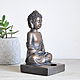 Order Figurine-Buddha candle holder concrete on a square stand. Decor concrete Azov Garden. Livemaster. . Figurines Фото №3
