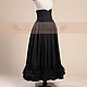 Order Victorian High-Waisted Black Skirt. lacegarden. Livemaster. . Skirts Фото №3