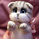Order Scottish fold kitten. handmade toys by Mari. Livemaster. . Stuffed Toys Фото №3