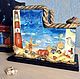 Канцелярский набор «Морской бриз». Карандашницы. Екатерина Тинякова. Ярмарка Мастеров.  Фото №4