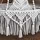Подвесное кресло-шатёр. Кресла. Оксана Макраме узелочки (macrame-uzelochki). Ярмарка Мастеров.  Фото №10