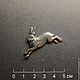 Значки броши ЗАЯЦ КРОЛИК hare rabbit pin brooch badge. Значок. WiLiJe: WildLife Jewelery. Интернет-магазин Ярмарка Мастеров.  Фото №2