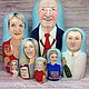 Order Themed matryoshka doll with portraits for the anniversary. marzipan-1 (art-marzipan). Livemaster. . Dolls1 Фото №3