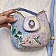 Авторская сумочка"Райская птичка" колор -1. Классическая сумка. natalie.bags. Ярмарка Мастеров.  Фото №4