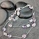 Заказать Серебряное колье с аметистом "Lilac drops". Mits jewelry. Ярмарка Мастеров. . Колье Фото №3