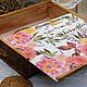 Large box pencil case rose Garden decoupage. Box. Studio Villa-Oliva. My Livemaster. Фото №5