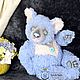 Teddy Bear Blueberry Donut collectible author teddy bear. Teddy Bears. NatalyTools (natalytools). My Livemaster. Фото №5