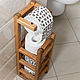 Toilet paper holder in natural color, Furniture for baths, Moscow,  Фото №1