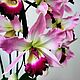 Bouquet-nightlight orchid 'Amelia' 3 twigs. Table lamps. Elena Krasilnikova. My Livemaster. Фото №6