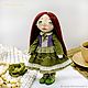 Текстильная кукла ручной работы авторская. Куклы и пупсы. Виктория Герасимова (russian-tilda). Ярмарка Мастеров.  Фото №4