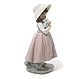 Винтаж: Фарфоровая фигура Девочка с букетом. NAO by Lladro. Предметы интерьера винтажные. Денис. Ярмарка Мастеров.  Фото №4