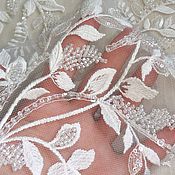 Материалы для творчества handmade. Livemaster - original item Embroidered applique with beads and sequins. Elina. Handmade.