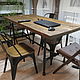 Стол обеденный в стиле loft от мастерской WoodMorning!