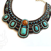 Украшения handmade. Livemaster - original item Egyptian necklace with turquoise. Handmade.