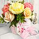 Bouquet of soap in a tureen. flowers MIX. Roses, Peonies. Soap. mil-anna-ru. Online shopping on My Livemaster.  Фото №2