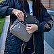  Women's beige burgundy leather backpack bag Alvena R29-151. Backpacks. Natalia Kalinovskaya. My Livemaster. Фото №4
